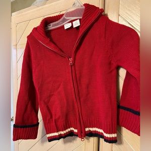 Girls or boys zip sweater size XS (4/5)